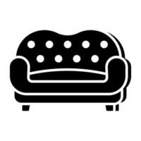 icona del design moderno del divano vettore