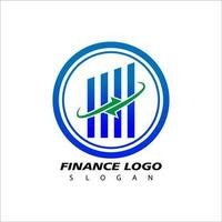 finanziario logo, design ispirazione vettore modello per attività commerciale
