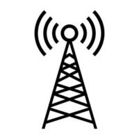 Radio trasmissione Torre. comunicazione Torre. cellulare operatore cartello. vettore. vettore