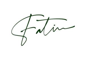 firma serie f design illustrazione vettore