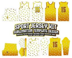 zentsu giallo pendenza maglia design abbigliamento sportivo sfondo vettore