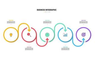 progettazione infografica aziendale, illustrazioni vettoriali