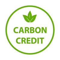 carbonio credito icona vettore per grafico disegno, logo, sito web, sociale media, mobile app, ui illustrazione.