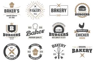 Ristorante Retro Vector Logo per banner