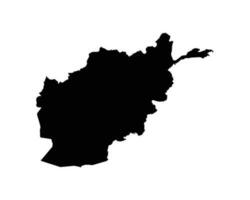 afghanistan nazione carta geografica vettore