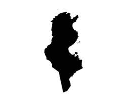 tunisia nazione carta geografica vettore