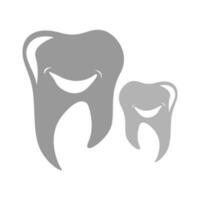 dentale icona logo design vettore