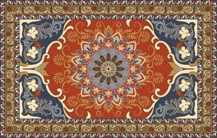tappeto modello persiano. geometrico etnico orientale senza soluzione di continuità modello tradizionale design per sfondo. africano modello. tappeto , piastrella , sfondo , vettore illustrazione. americano