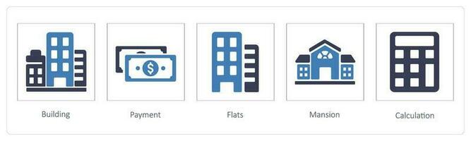 costruzione, pagamento, appartamenti vettore