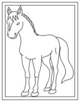 disegno del modello di cavallo