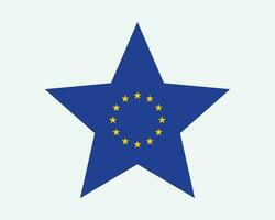 europeo unione stella bandiera vettore