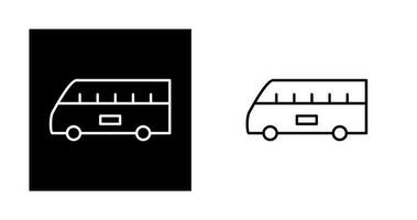 autobus su aeroporto vettore icona