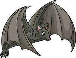 bambino pipistrello cartone animato colorato clipart illustrazione vettore