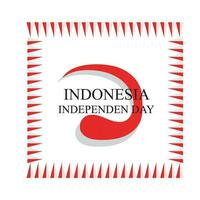 indipendenza giorno di Indonesia vettore design modello