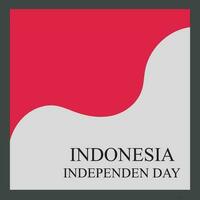 indipendenza giorno di Indonesia vettore design modello