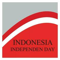 indipendenza giorno di Indonesia vettore design modello