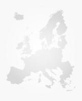 stile punto mappa Europa su sfondo grigio sfumato. vettore