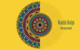 mandala lusso design vettore modello