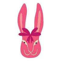 eccezionale divertente coniglietto con un' carino viso, Pasqua personaggio vettore