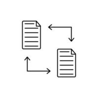 file icona. schema icona vettore