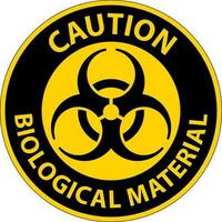 attenzione etichetta biologico Materiale cartello vettore