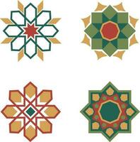 islamico geometrico ornamento. simbolo nel decorativo Arabo stile. ornato decorazione per design decorazione sfondi.vettore professionista vettore