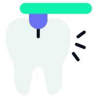 dentale utensili icona vettore