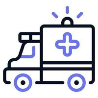 ambulanza icona illustrazione vettore