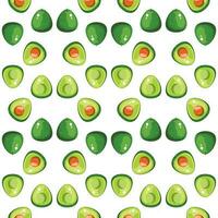 salutare cibo. avocado Stampa senza soluzione di continuità avocado modello per tessili, stampe, vestiario, lenzuolo, striscione, e di più. vettore