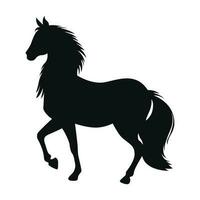cavallo silhouette vettore icona design. azienda agricola animale simbolo design.