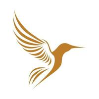 astratto uccello silhouette vettore icona design. logo simbolo di uccello.