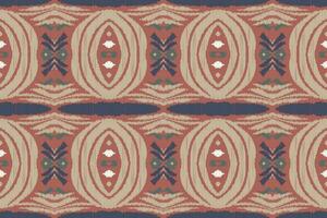 ikat damasco paisley ricamo sfondo. ikat struttura geometrico etnico orientale modello tradizionale. ikat azteco stile astratto design per Stampa trama, tessuto, sari, sari, tappeto. vettore