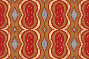ikat floreale paisley ricamo sfondo. ikat tessuto geometrico etnico orientale modello tradizionale. ikat azteco stile astratto design per Stampa trama, tessuto, sari, sari, tappeto. vettore