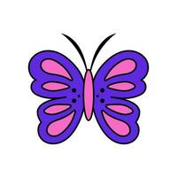 semplice colorato farfalla vettore illustrazione