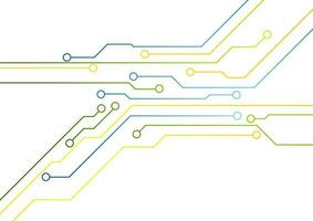 Tech luminosa circuito tavola sfondo vettore