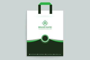 verde forma visitare carta design vettore