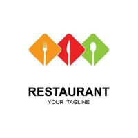 ristorante logo vettore icona illustrazione design