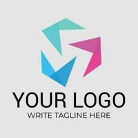 nuovo e creativo logo design vettore