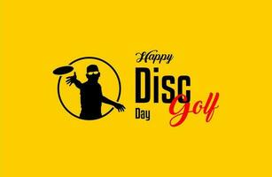 nazionale disco golf giorno vettore