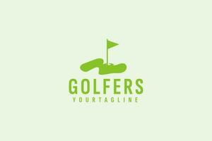 golf logo vettore icona illustrazione