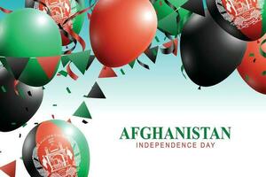 afghanistan indipendenza giorno sfondo. vettore