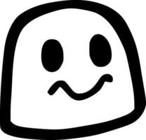 fantasma mostro cartone animato vettore