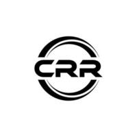 crr logo disegno, ispirazione per un' unico identità. moderno eleganza e creativo design. filigrana il tuo successo con il Impressionante Questo logo. vettore