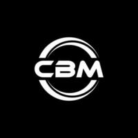 cbm logo disegno, ispirazione per un' unico identità. moderno eleganza e creativo design. filigrana il tuo successo con il Impressionante Questo logo. vettore