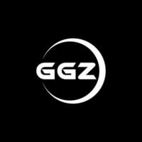 ggz logo disegno, ispirazione per un' unico identità. moderno eleganza e creativo design. filigrana il tuo successo con il Impressionante Questo logo. vettore
