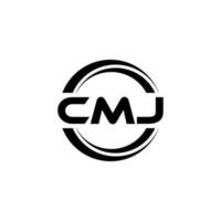 cmj logo disegno, ispirazione per un' unico identità. moderno eleganza e creativo design. filigrana il tuo successo con il Impressionante Questo logo. vettore