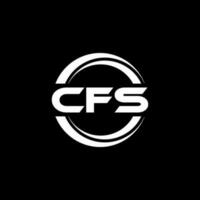 cfs logo disegno, ispirazione per un' unico identità. moderno eleganza e creativo design. filigrana il tuo successo con il Impressionante Questo logo. vettore