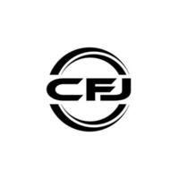 cfr logo disegno, ispirazione per un' unico identità. moderno eleganza e creativo design. filigrana il tuo successo con il Impressionante Questo logo. vettore