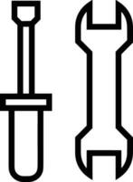 Cacciavite riparazione icona simbolo vettore Immagine. illustrazione di il fix kit di strumenti design Immagine. eps 10