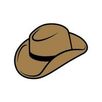 cowboy cappello icona vettore. ovest illustrazione cartello. Texas simbolo o logo. vettore